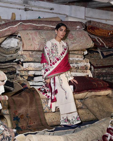 anayanoor Unstitched Embroidered Lawn 3Pc Suit 3PC