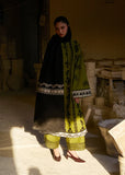 anayanoor Unstitched Embroidered Lawn 3Pc Suit 3PC
