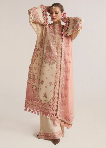 anayanoor Unstitched Embroidered Lawn 3Pc Suit 3PC