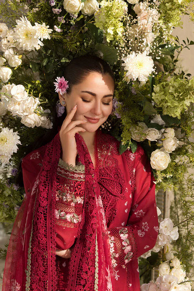 anayanoor Unstitched Embroidered Lawn 3Pc Suit 3PC