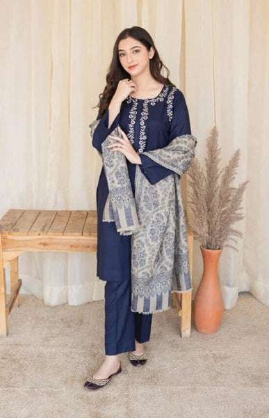 Styleloft.pk Aisling Unstitched Embroidered Lawn 3Pc Suit 3 PIECE