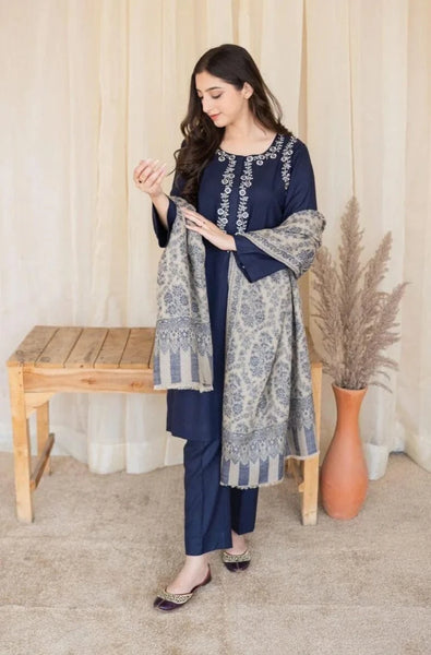 Styleloft.pk Aisling Unstitched Embroidered Lawn 3Pc Suit 3 PIECE