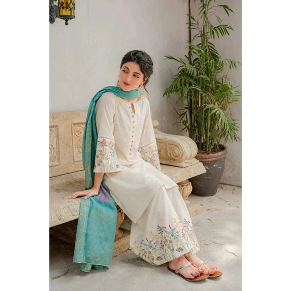 Styleloft.pk Aisling Unstitched Embroidered Lawn 3Pc Suit 3 PIECE