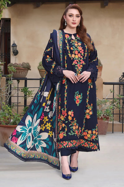 Styleloft.pk Aneela's Embroidered Winter Unstitched 3 Piece Suit - Premium Collection 3 piece