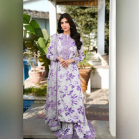 Styleloft.pk Aneela's Unstitched Digital Print 3PC Suit – Luxury Lawn Collection 3 PIECE