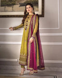 Styleloft.pk Asim Jofa 3-Piece Premium Chiffon Dress – Formal & Festive Wear 3 piece