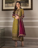 Styleloft.pk Asim Jofa 3-Piece Premium Chiffon Dress – Formal & Festive Wear 3 piece