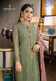 Styleloft.pk ASIM JOFA EMBROIDERED CHIFFON 3 PCS SUIT-AJJM-19 3 PIECE