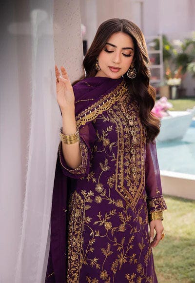 Styleloft.pk Asim Jofa Embroidered Chiffon 3-Piece Suit 3 piece