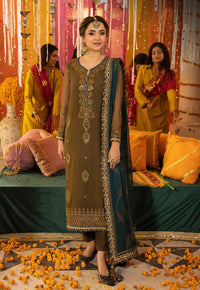Styleloft.pk Asim Jofa Embroidered Chiffon 3-Piece Suit- 3 piece