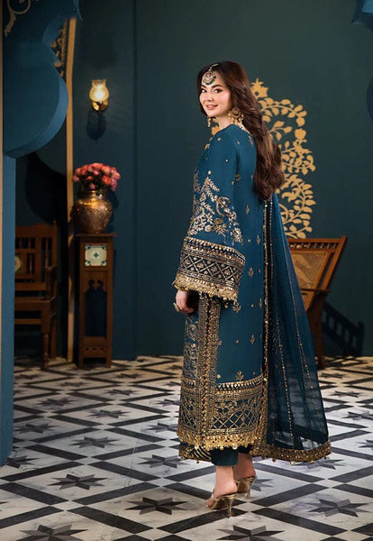 Styleloft.pk Asim Jofa Embroidered Chiffon 3-Piece Suit - Festive Collection 3 piece