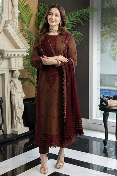 Styleloft.pk Asim Jofa Embroidered Lawn 3Pc Suit 3 PIECE