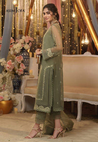 Styleloft.pk Asim Jofa Embroidered Organza Collection 2023 Unstitched 3 Piece Suit 3 PIECE