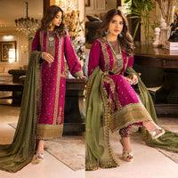 Styleloft.pk Asim Jofa Unstitched Heavy Embroidered Lawn 3Pc Suit 3 PIECE