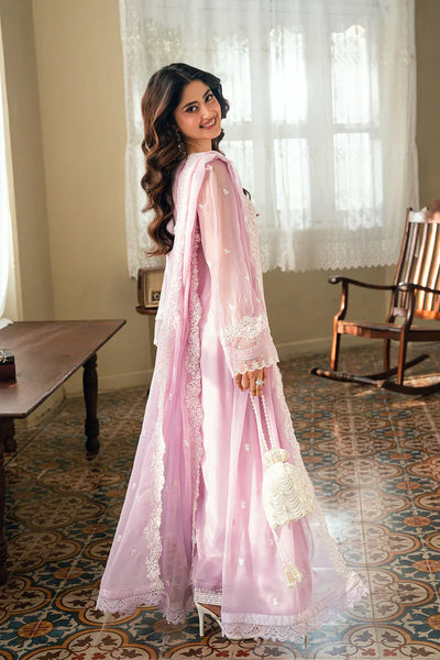 Styleloft.pk Azure Blush Pink Unstitched Embroidered Luxury Chiffon 3 Piece 3 piece