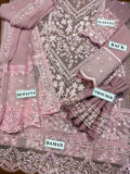 Styleloft.pk Azure Embroidered Chiffon Suits Unstitched 3 Piece-Luxury Collection 3 piece