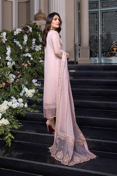 Styleloft.pk Azure Embroidered Chiffon Suits Unstitched 3 Piece-Luxury Collection 3 piece