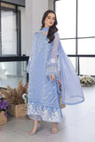 Styleloft.pk Azure Unstitched Embroidered Lawn 3Pc Suit 3 PIECE