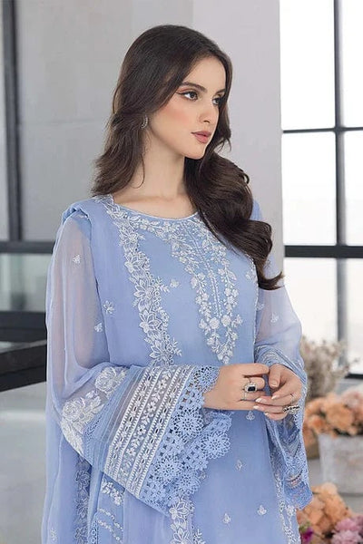 Styleloft.pk Azure Unstitched Embroidered Lawn 3Pc Suit 3 PIECE