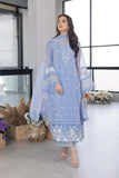 Styleloft.pk Azure Unstitched Embroidered Lawn 3Pc Suit 3 PIECE