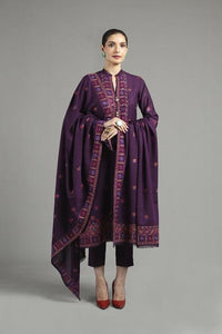Styleloft.pk Bareeze Embroidered Dhanak Ladies 3-Piece Suit 3 PIECE