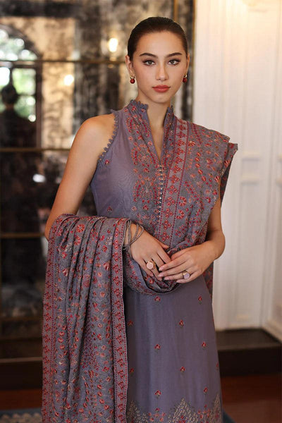 Styleloft.pk Bareeze Embroidered Dhanak Ladies 3-Piece Suit 3 PIECE