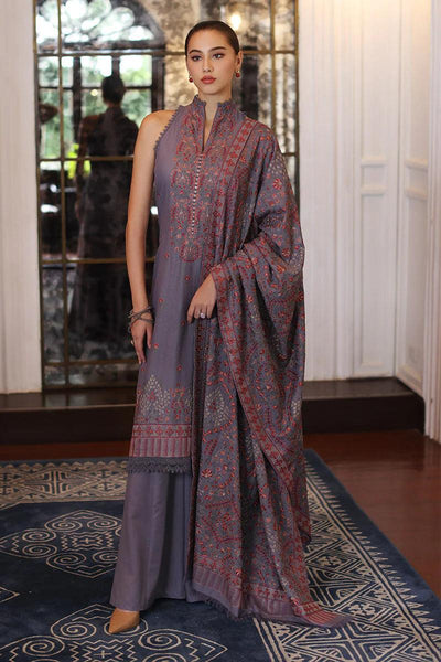 Styleloft.pk Bareeze Embroidered Dhanak Ladies 3-Piece Suit 3 PIECE