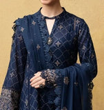 Styleloft.pk Bareeze Embroidered Dhanak Suit Unstitched 3 Piece 3 PIECE