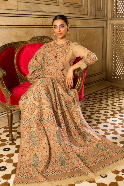 Styleloft.pk Bareeze Embroidered Dhanak Suit Unstitched 3 Piece For Women 3 PIECE