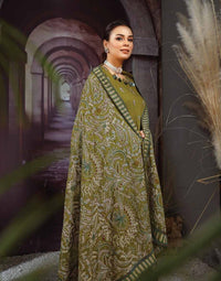 Styleloft.pk Bareeze Embroidered Dhanak Suit Unstitched 3 Piece - Luxury Collection 3 PIECE