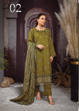 Styleloft.pk Bareeze Embroidered Dhanak Suit Unstitched 3 Piece - Luxury Collection 3 PIECE