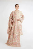 Styleloft.pk Bareeze Embroidered Dhanak Unstitched 3-Piece Suit With Heavy Embroidered Shawl 3 PIECE