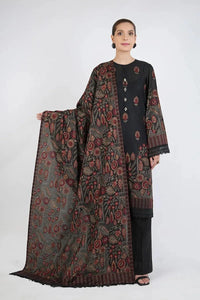Styleloft.pk Bareeze Embroidered Dhanak Unstitched 3-Piece Suit With Heavy Embroidered Shawl 3 PIECE