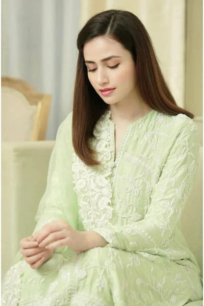 Styleloft.pk Bareeze Embroidered Linen Unstitched 3 Piece Suit 3 PIECE