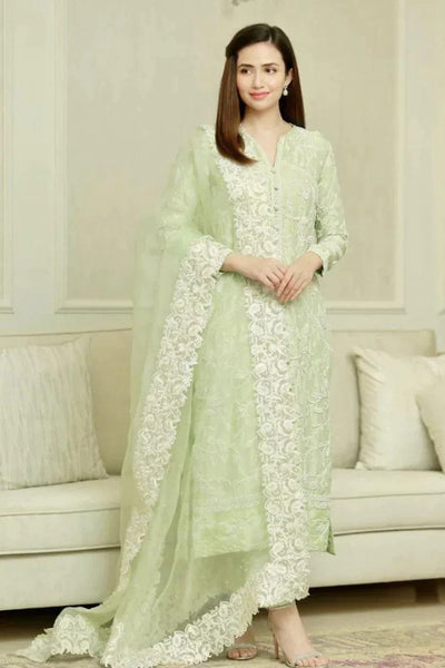 Styleloft.pk Bareeze Embroidered Linen Unstitched 3 Piece Suit 3 PIECE