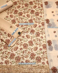 Styleloft.pk Bareeze Luxury Karandi Lawn Collection 2023 3Piece Suit 3 PIECE