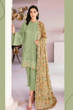 Styleloft.pk Baroque Embroidered Linen Unstitched 3 Piece Suit 3 PIECE