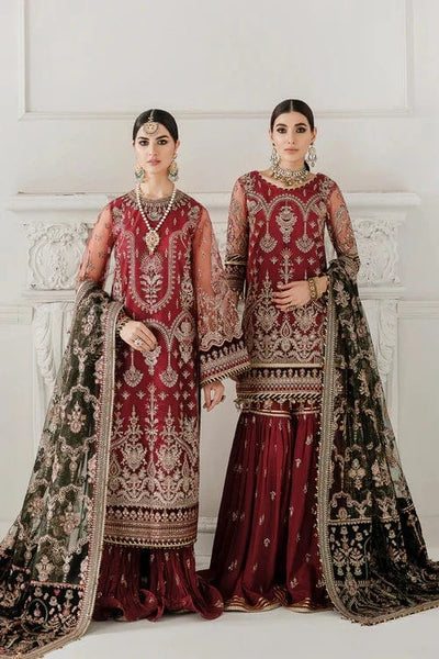 Styleloft.pk Baroque Embroidered Net Unstitched 3 Piece Suit 3 piece