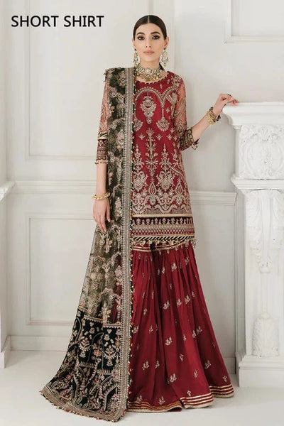 Styleloft.pk Baroque Embroidered Net Unstitched 3 Piece Suit 3 piece