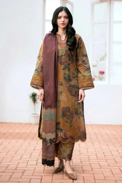 Styleloft.pk Baroque Unstitched Digital Printed Winter 3 Piece Suit 3 PIECE