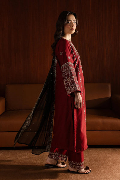 Styleloft.pk Batik Embroidered Dhanak Unstitched Piece Suit 3 piece