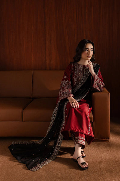 Styleloft.pk Batik Embroidered Dhanak Unstitched Piece Suit 3 piece