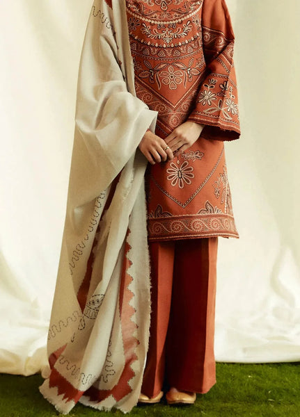 Styleloft.pk Coco By Zara Shah Jahan Embroidered Dhanak Unstitched 3-Piece Suit 3 PIECE