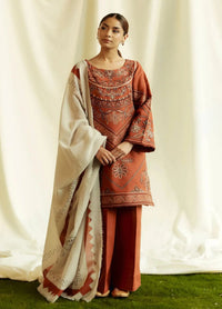 Styleloft.pk Coco By Zara Shah Jahan Embroidered Dhanak Unstitched 3-Piece Suit 3 PIECE
