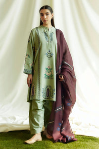 Styleloft.pk Coco By Zara Shah Jahan Embroidered Dhanak Unstitched 3-Piece Suit 3 PIECE