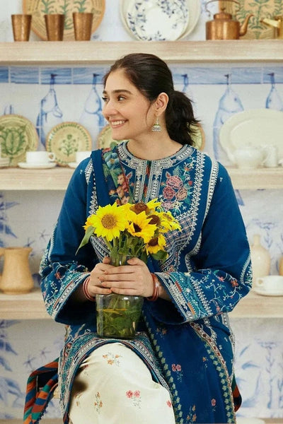 Styleloft.pk Coco By Zara Shah jahan Embroidered Lawn 3Pc Suit 3 PIECE