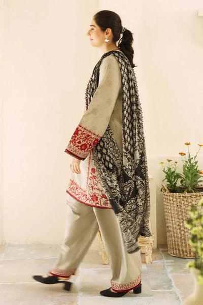 Styleloft.pk Coco By Zara Shah jahan Embroidered Lawn 3Pc Suit 3 PIECE