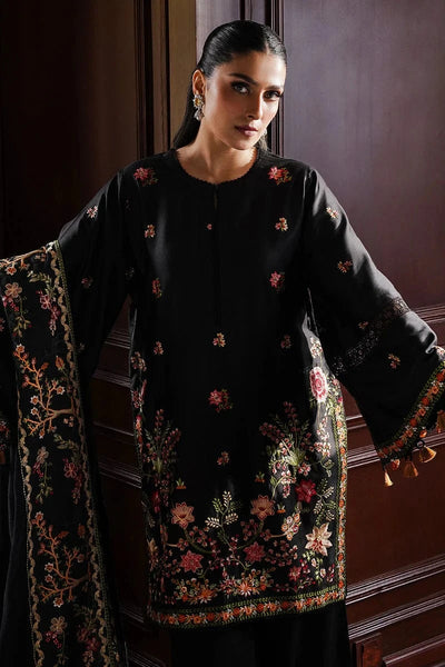 Styleloft.pk Cross Stitch Embroidered Dhanak Suit Unstitched 3 Piece - Winter Classic 3 PIECE