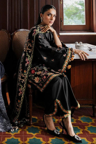 Styleloft.pk Cross Stitch Embroidered Dhanak Suit Unstitched 3 Piece - Winter Classic 3 PIECE
