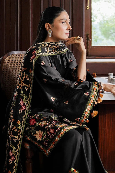 Styleloft.pk Cross Stitch Embroidered Dhanak Suit Unstitched 3 Piece - Winter Classic 3 PIECE
